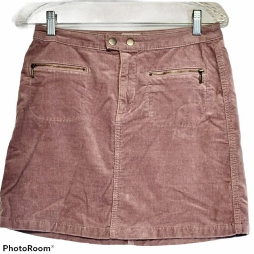 Women's  Mossimo Dusty Pink Rose Corduroy Mini Skirt  2